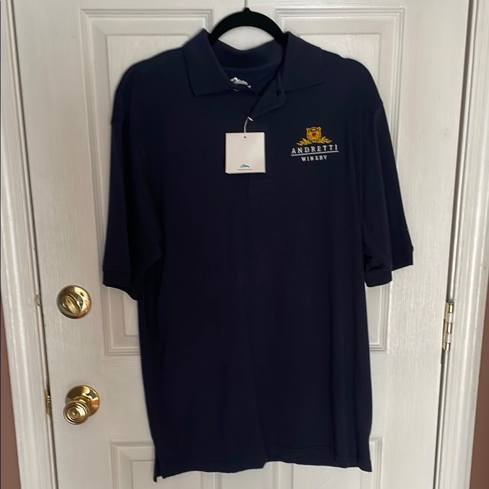 Men's Polo Shirt - Deep Blue-NEW